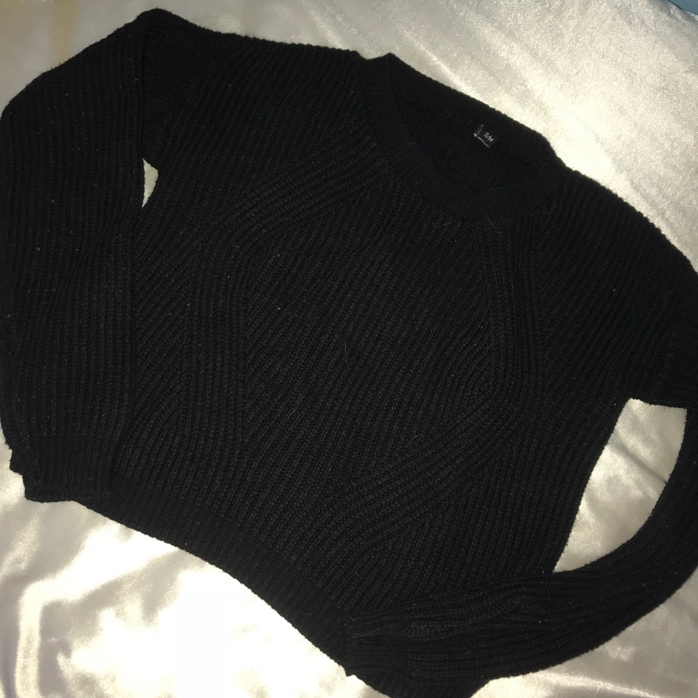 Boohoo black sweater